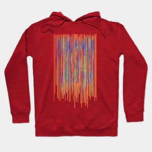 Vertical Stripes- Colorful Vertical / Design Pattern Hoodie